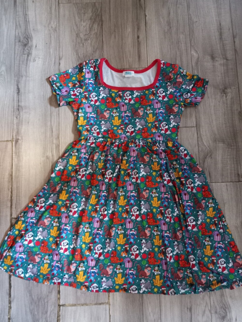 Disney Dogs Christmas Ladies Dress